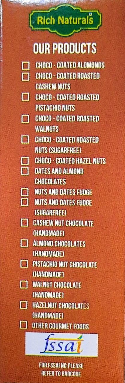 RICH NATUALS Chocolate-coated Cashew Nuts (Grade A)